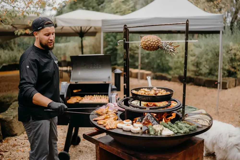Kulinarische Präsentation aus dem Catering-Angebot des Partnernetzwerks