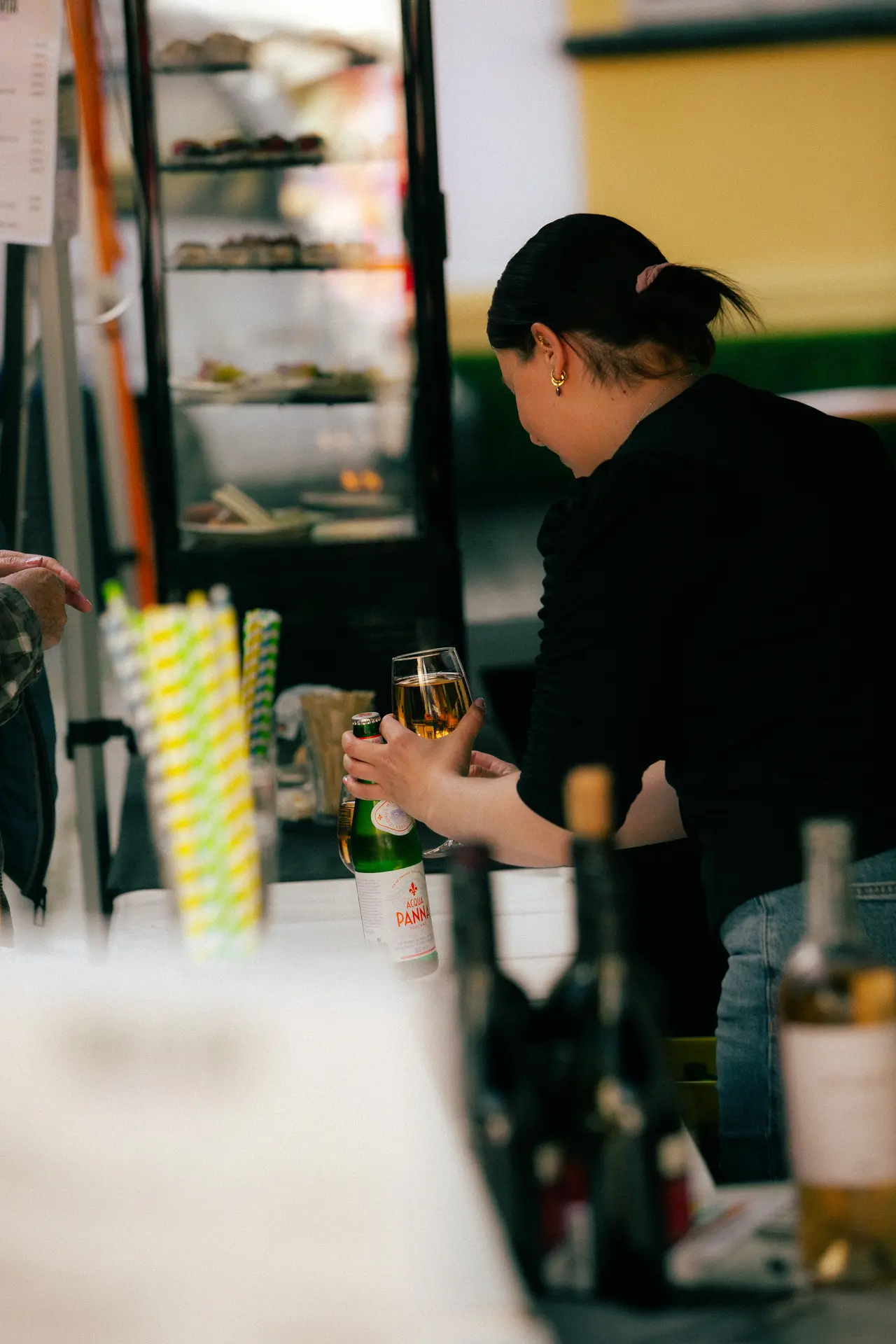 Zubereitung italienischer Drinks bei Dolce Vita Al Castello