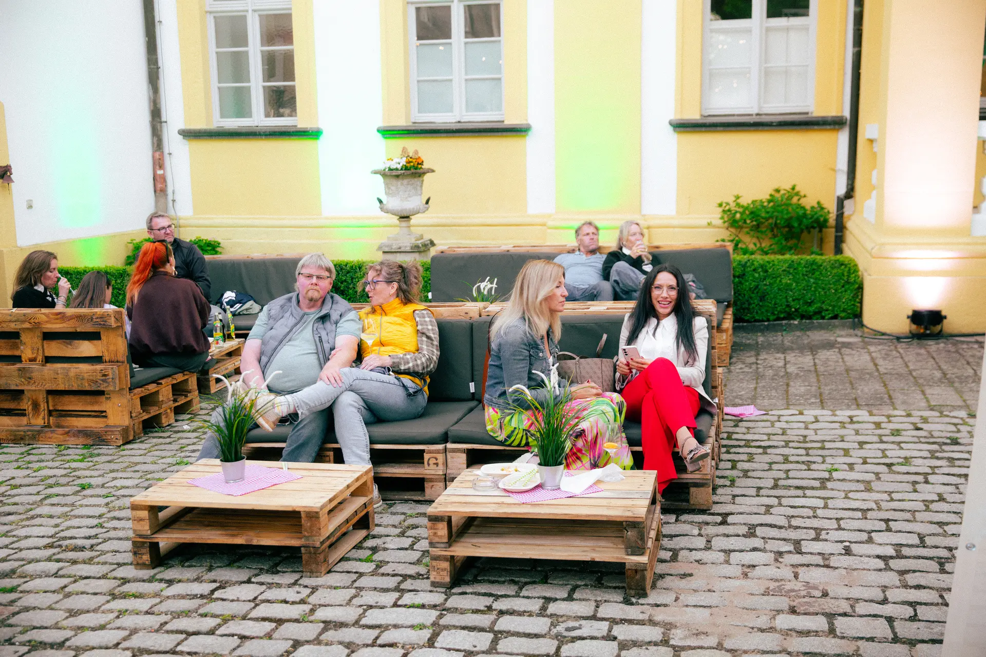 Lounge-Bereich bei Dolce Vita Al Castello